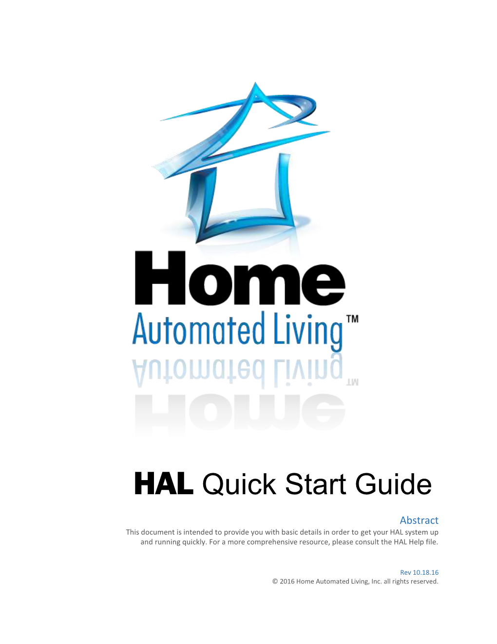 HAL Quick Start Guide