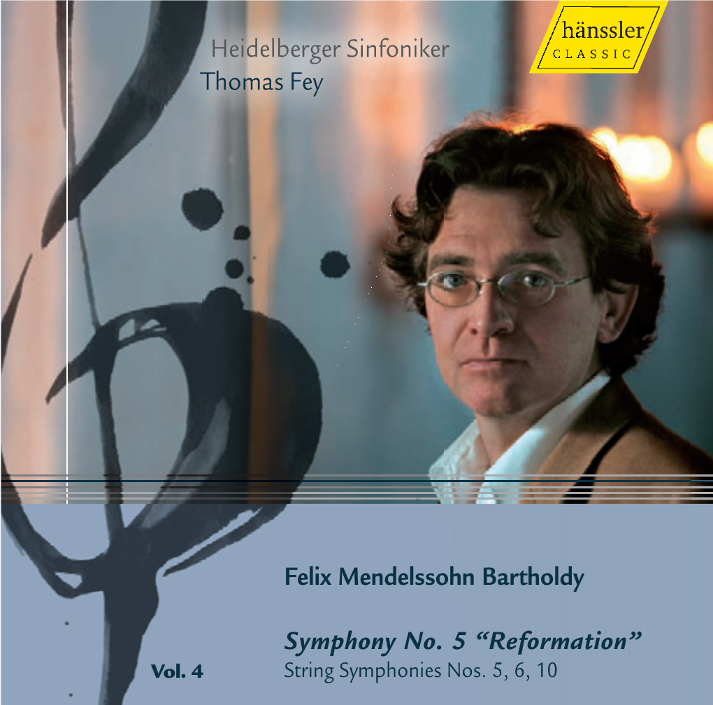 Heidelberger Sinfoniker Thomas Fey Felix Mendelssohn Bartholdy