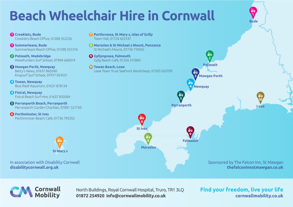 Beach Wheelchair Hire in Cornwall