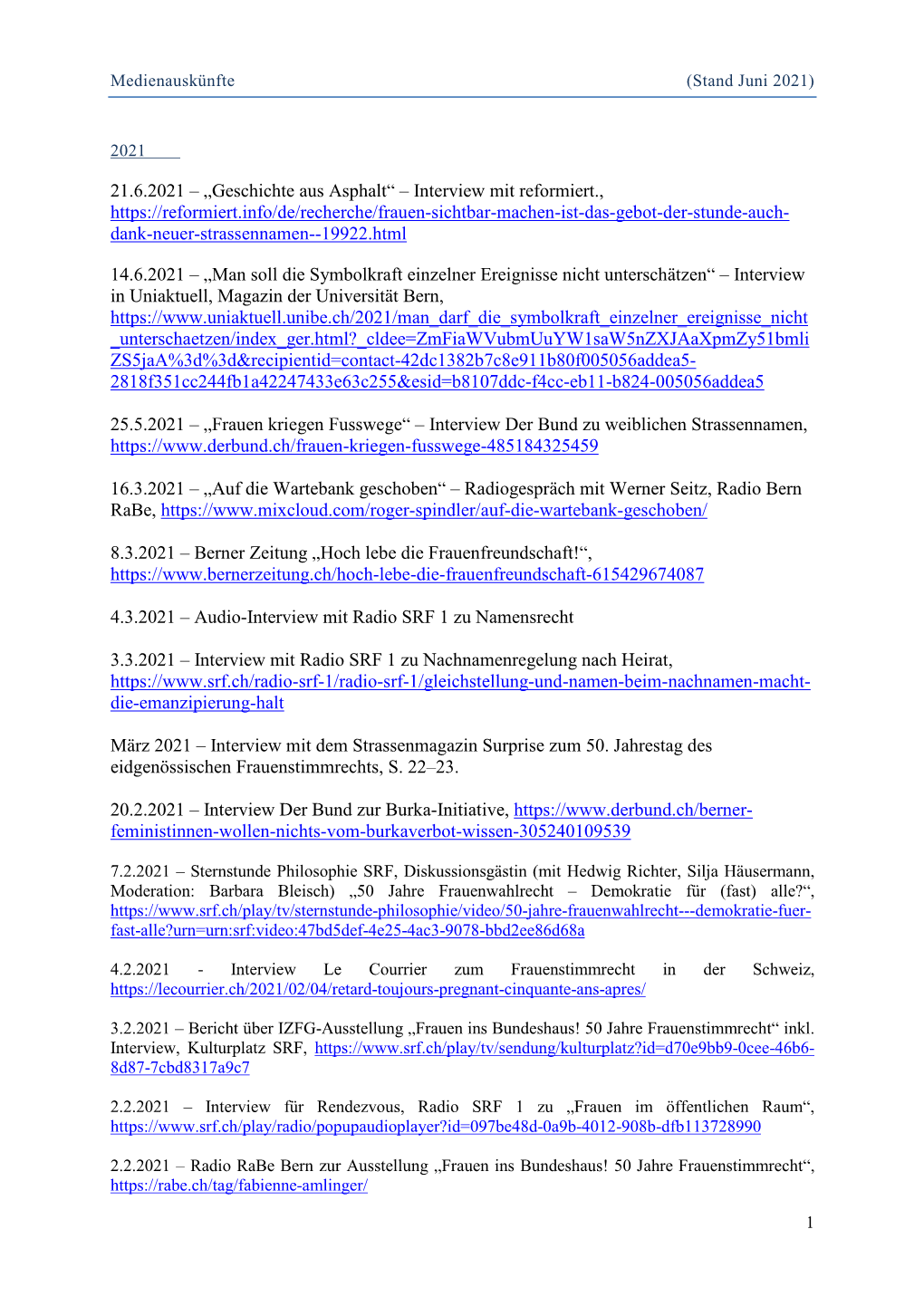 Medienauskünfte Amlinger Juni 2021 (PDF, 211KB)