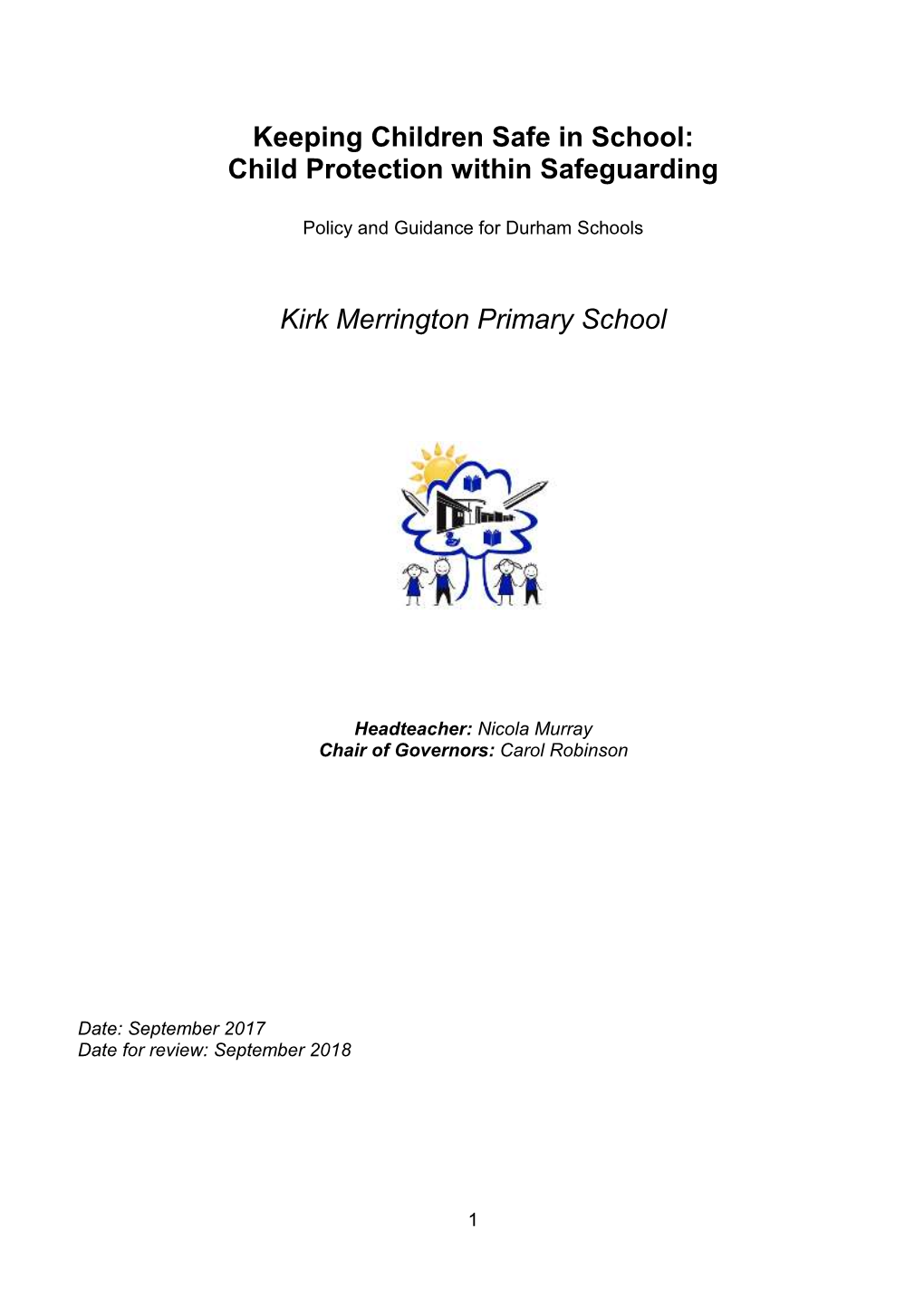 Keeping Children Safe in School: Child Protection Within Safeguarding