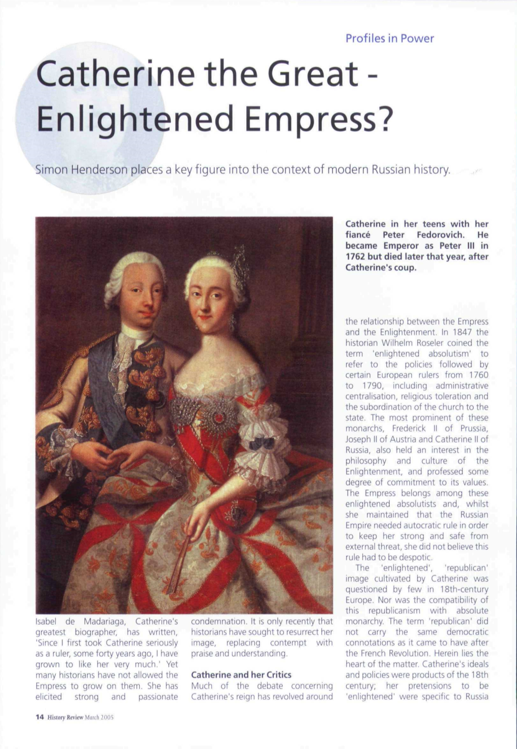 Catherine the Great - Enlightened Ennpress?