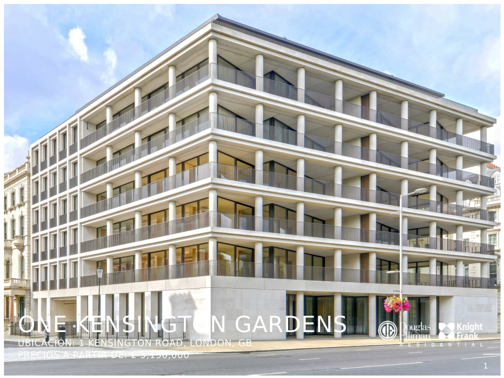 One Kensington Gardens Ubicación: 1 Kensington Road, London, Gb Precios a Partir De: £ 3,150,000 1 One Kensington Gardens