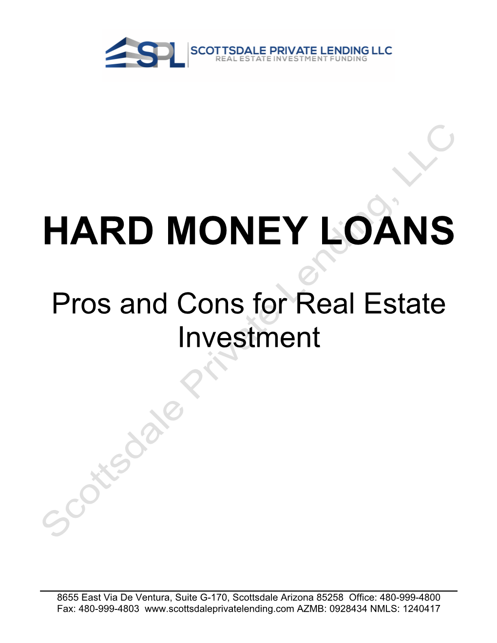 Hard Money Loans for Real Estate Investment