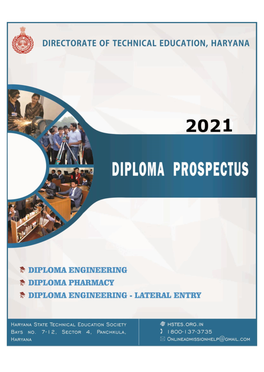 Tentative Diploma Prospectus for the Session 2021-22