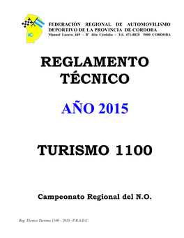 Reglamento Técnico