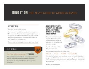 Ring It on the Man's Guide to Wedding Bands