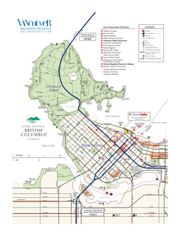 Map of Downtown Vancouver