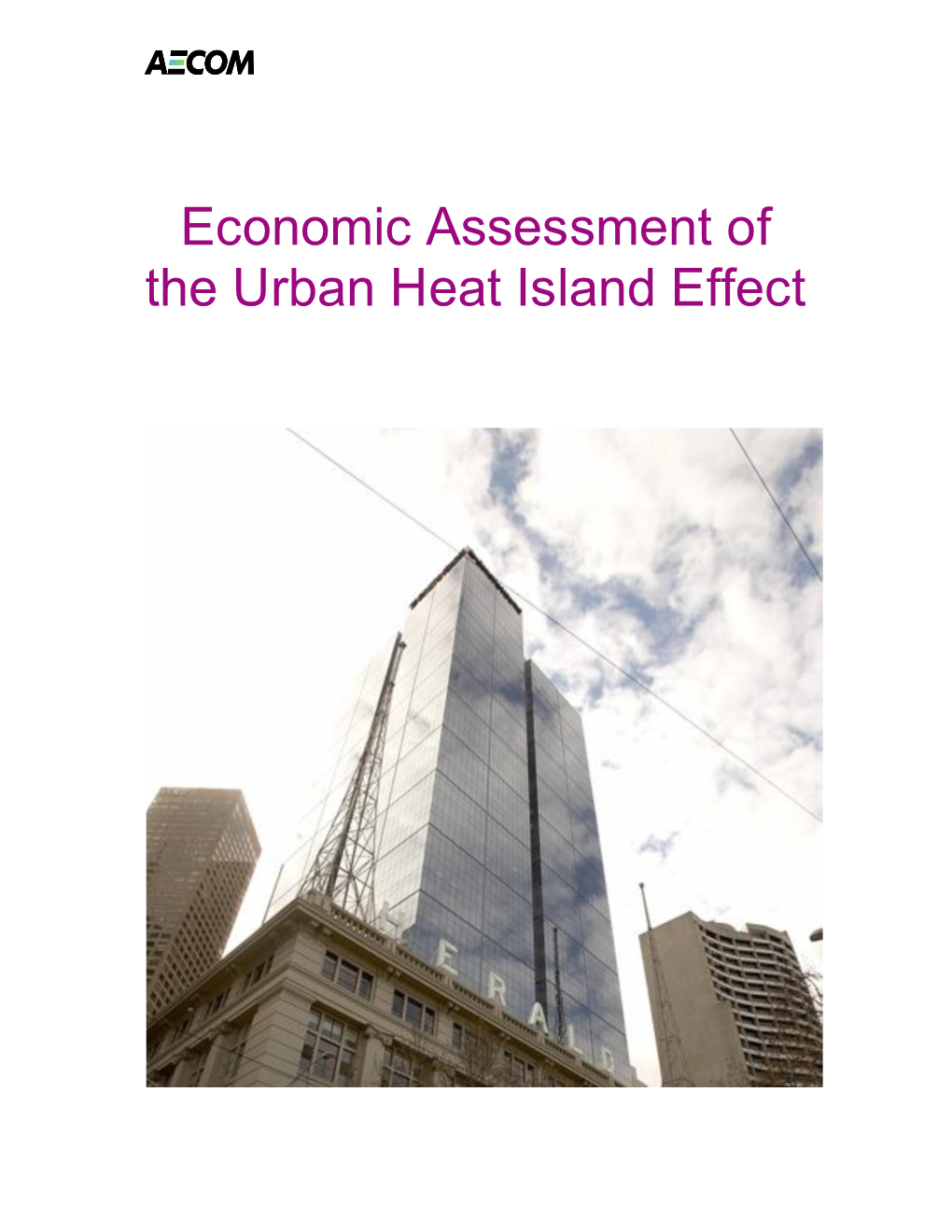 Economic Assessment of the Urban Heat Island Effect