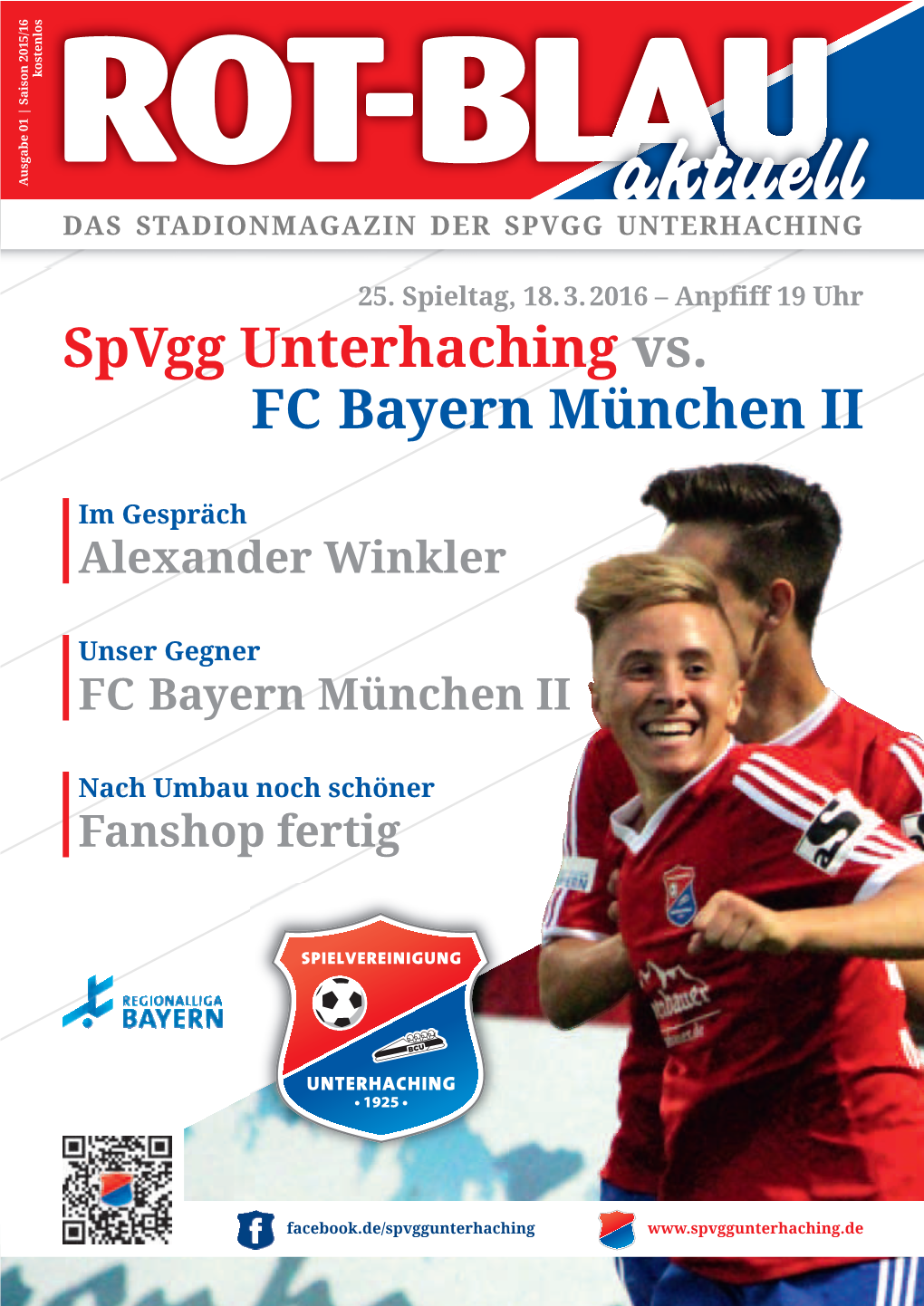 Spvgg Unterhaching Stadionmagazin Nr. 01 2016 SM