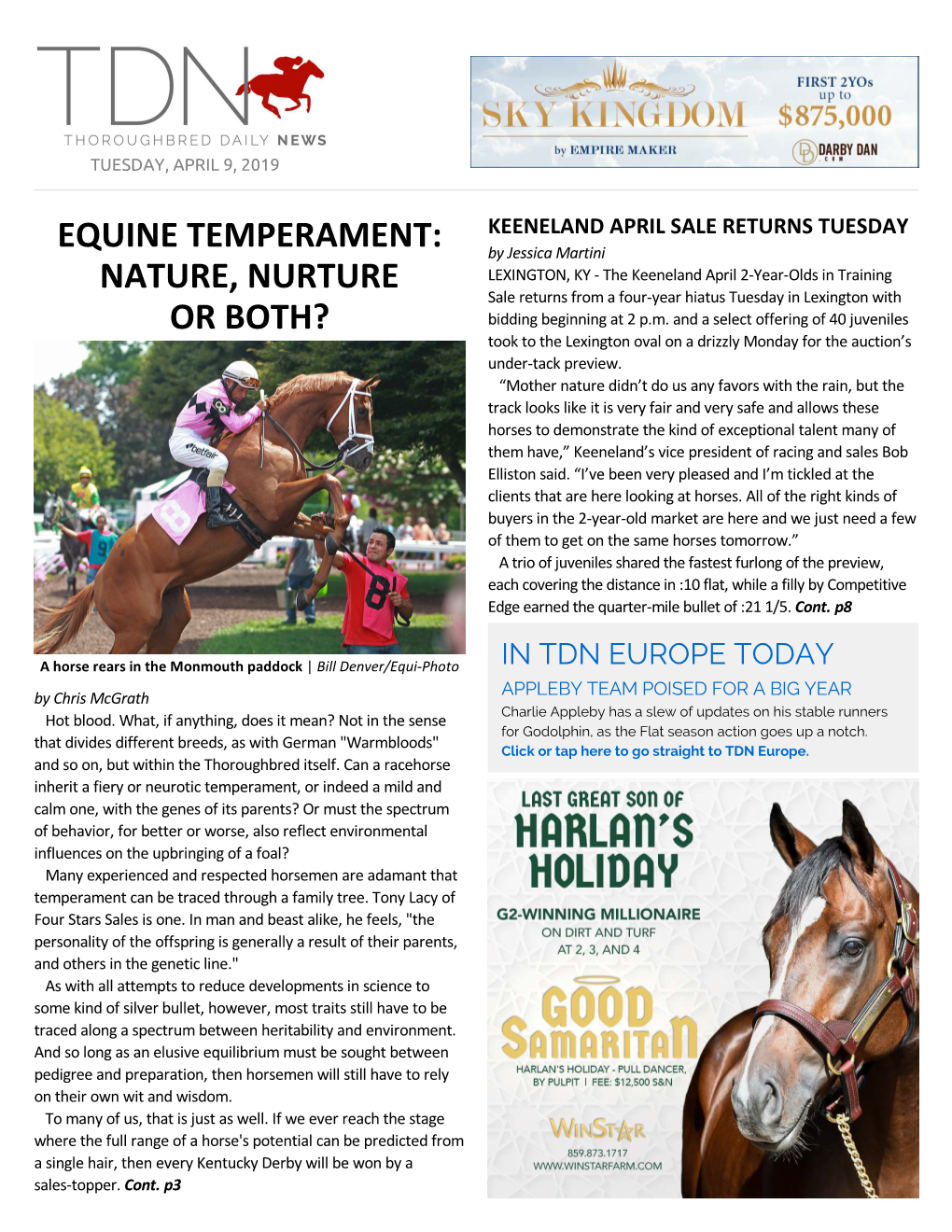 Equine Temperament