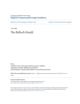 The Bulloch Herald