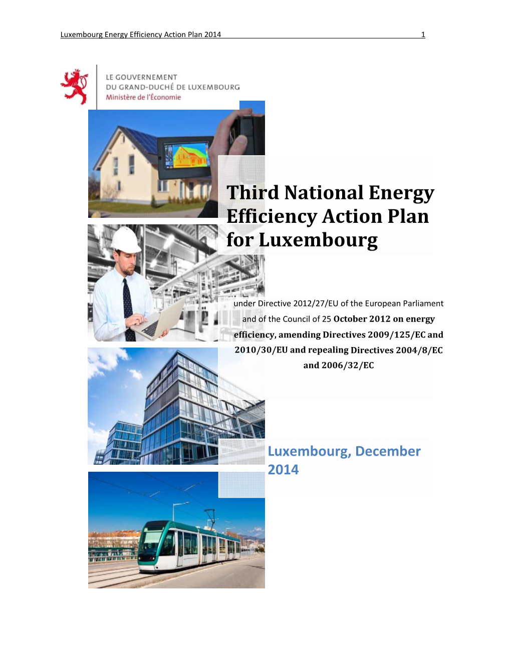 Third National Energy Efficiency Action Plan for Luxembourg