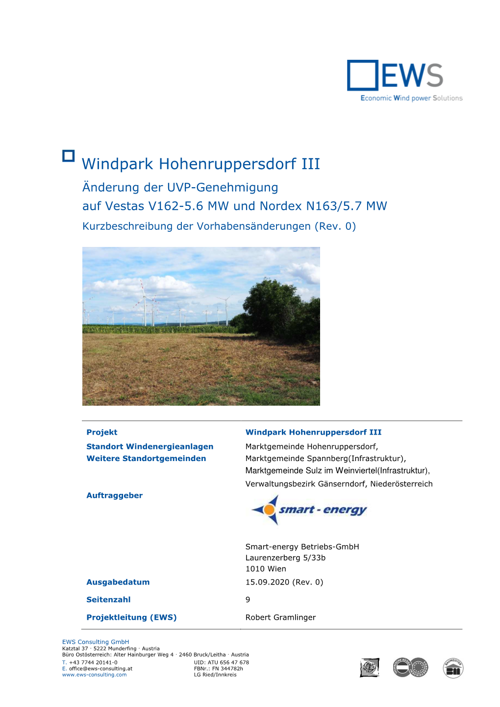 Windpark Hohenruppersdorf III