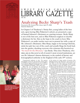 Library Gazette Vol