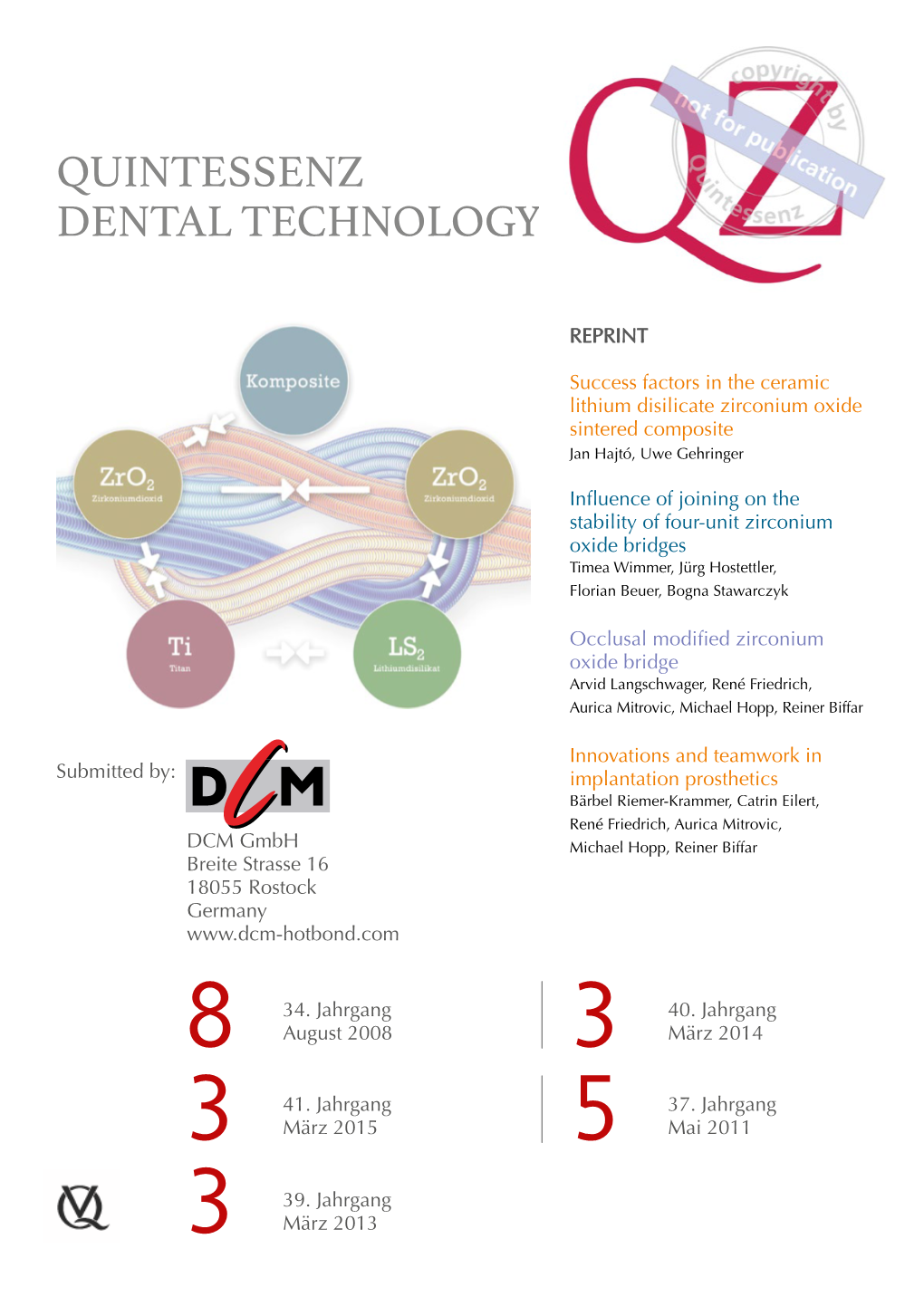 Quintessenz Dental Technology
