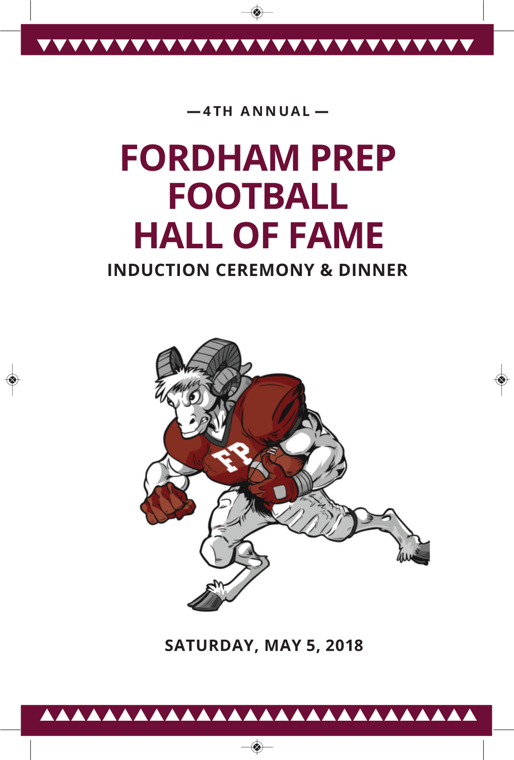 Fordham Prep Football Hall of Fame Induction Ceremony & Dinner DocsLib