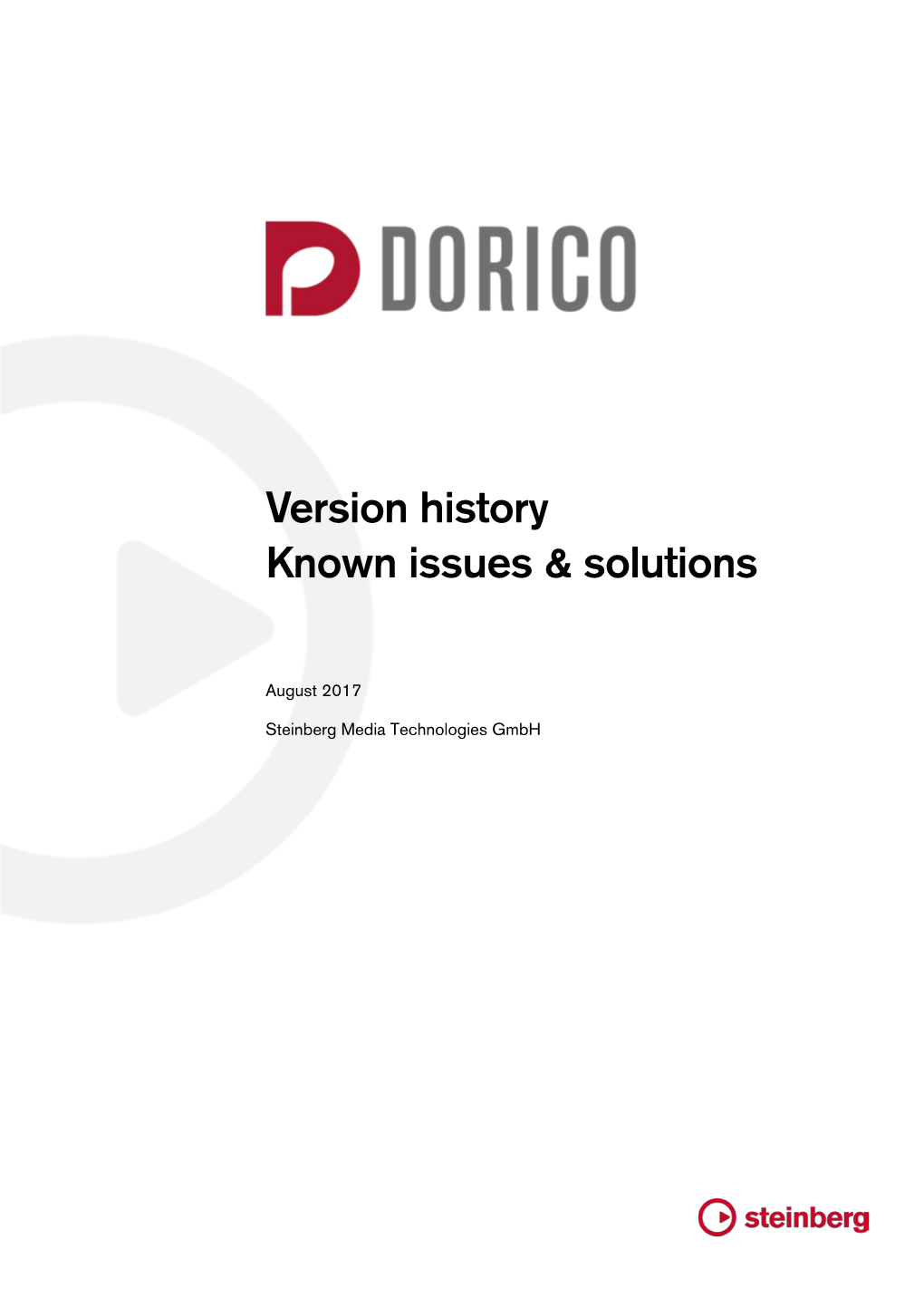 Dorico Version History Page 2 Steinberg Media Technologies Gmbh