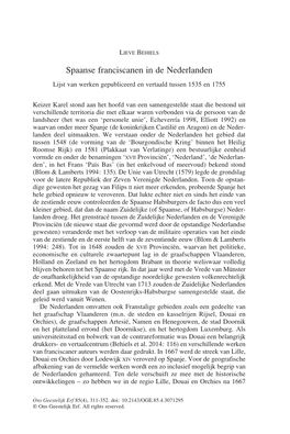 Spaanse Franciscanen in De Nederlanden Lijst Van Werken Gepubliceerd En Vertaald Tussen 1535 En 1755