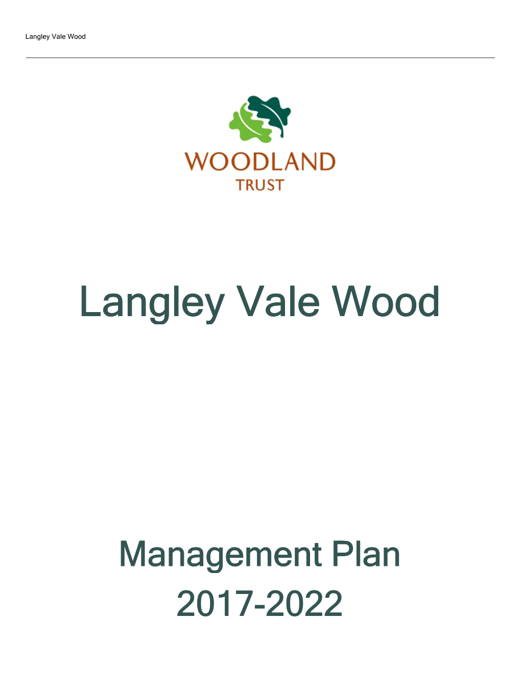 Langley Vale Wood