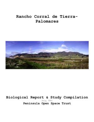 Rancho Corral De Tierra- Palomares