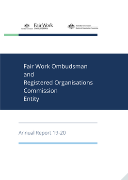 FWO / ROC Annual Report 2019-2020
