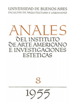 ANALES Del Instituto De Arte Americano E Investigaciones Estéticas