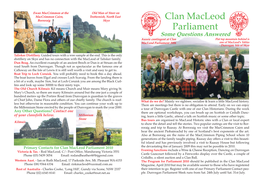Clan Macleod Parliament