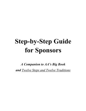 Step-By-Step Guide for Sponsors