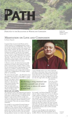 Meditation on Love and Compassion by Shamar Rinpoche
