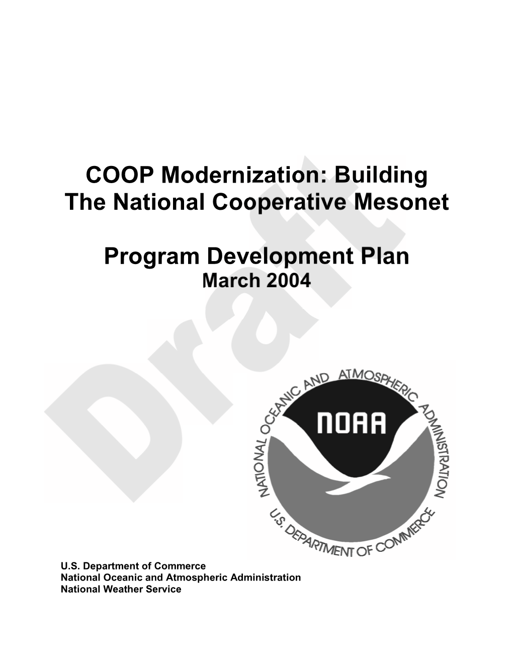 COOP Modernization: Building the National Cooperative Mesonet