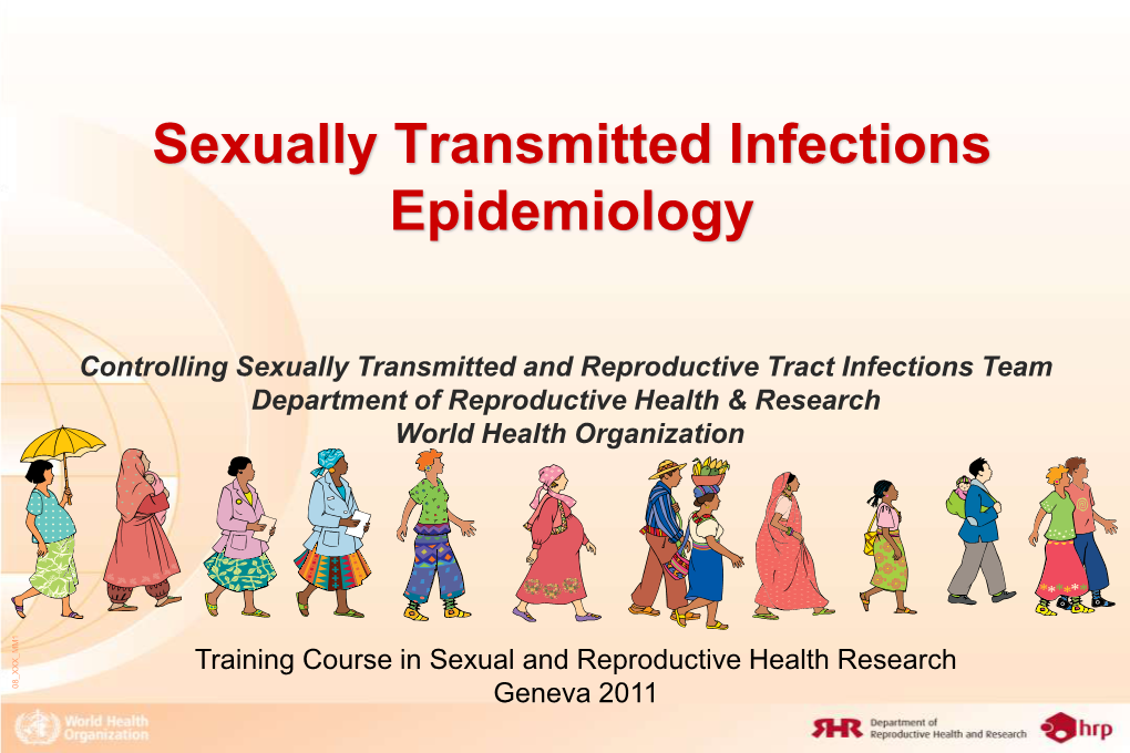 Sexually Transmitted Infections Epidemiology