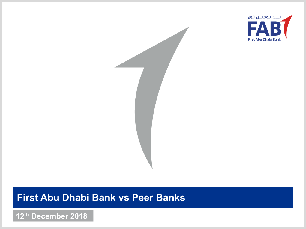 FAB VS Peer Banks 12-12-2018