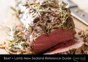 Beef + Lamb New Zealand Reference Guide New Zealand Beef and Lamb - Products to Be Proud Of