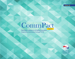 Commpact Fall 2015: Pakistan's Institutions of Higher Education