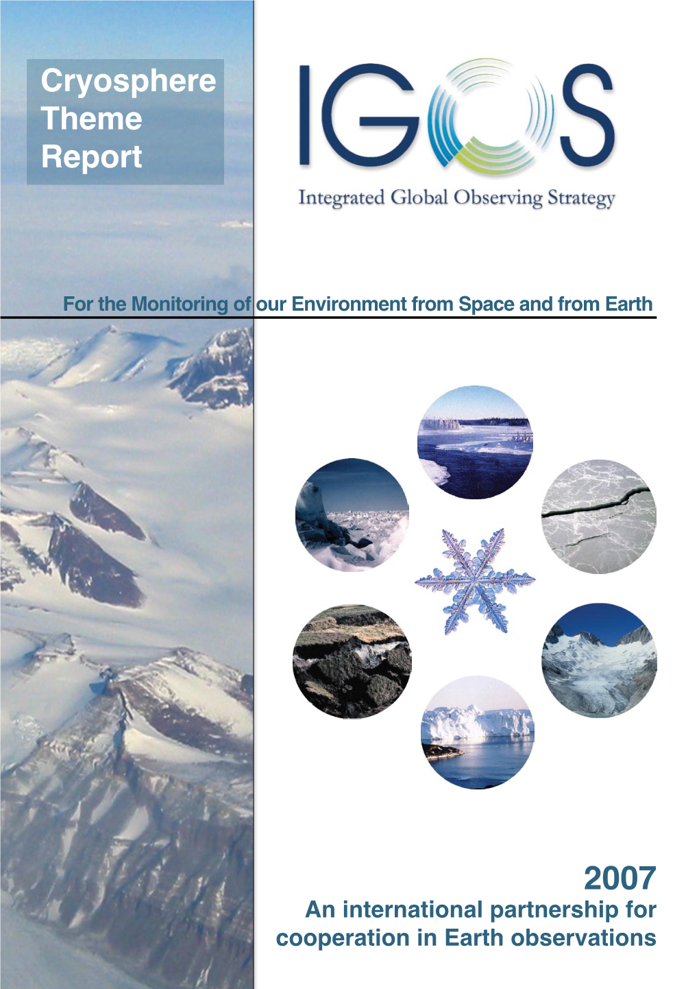 IGOS Cryosphere Theme Report 2007 Foreword