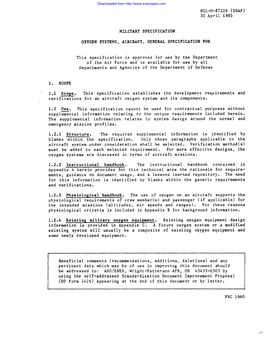 MIL-O-87226 (USAF) 30 April 1985 MILITARY SPECIFICATION