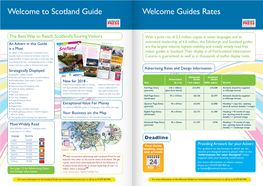 Guides Rates Welcome to Scotland Guide