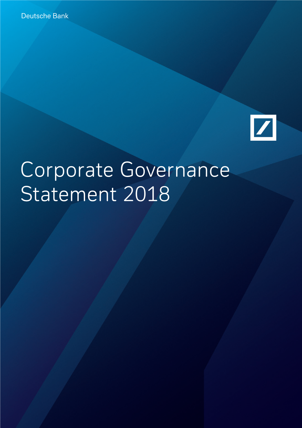 Corporate Governance Statement 2018