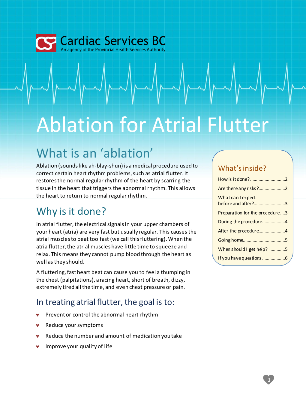 Ablation for Atrial Flutter