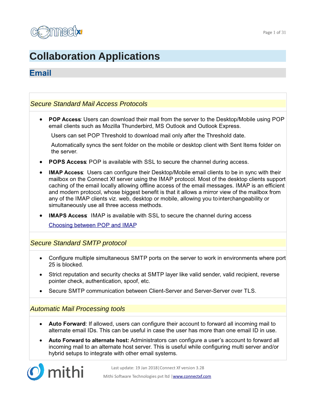 Collaboration Applications Email