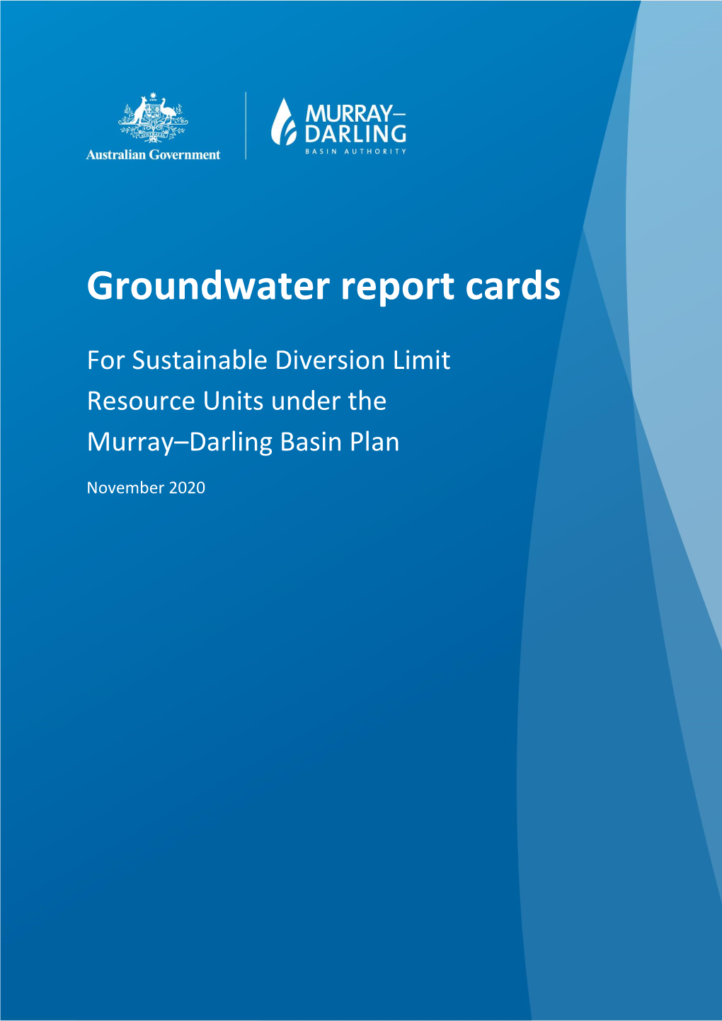 Groundwater Report Cards