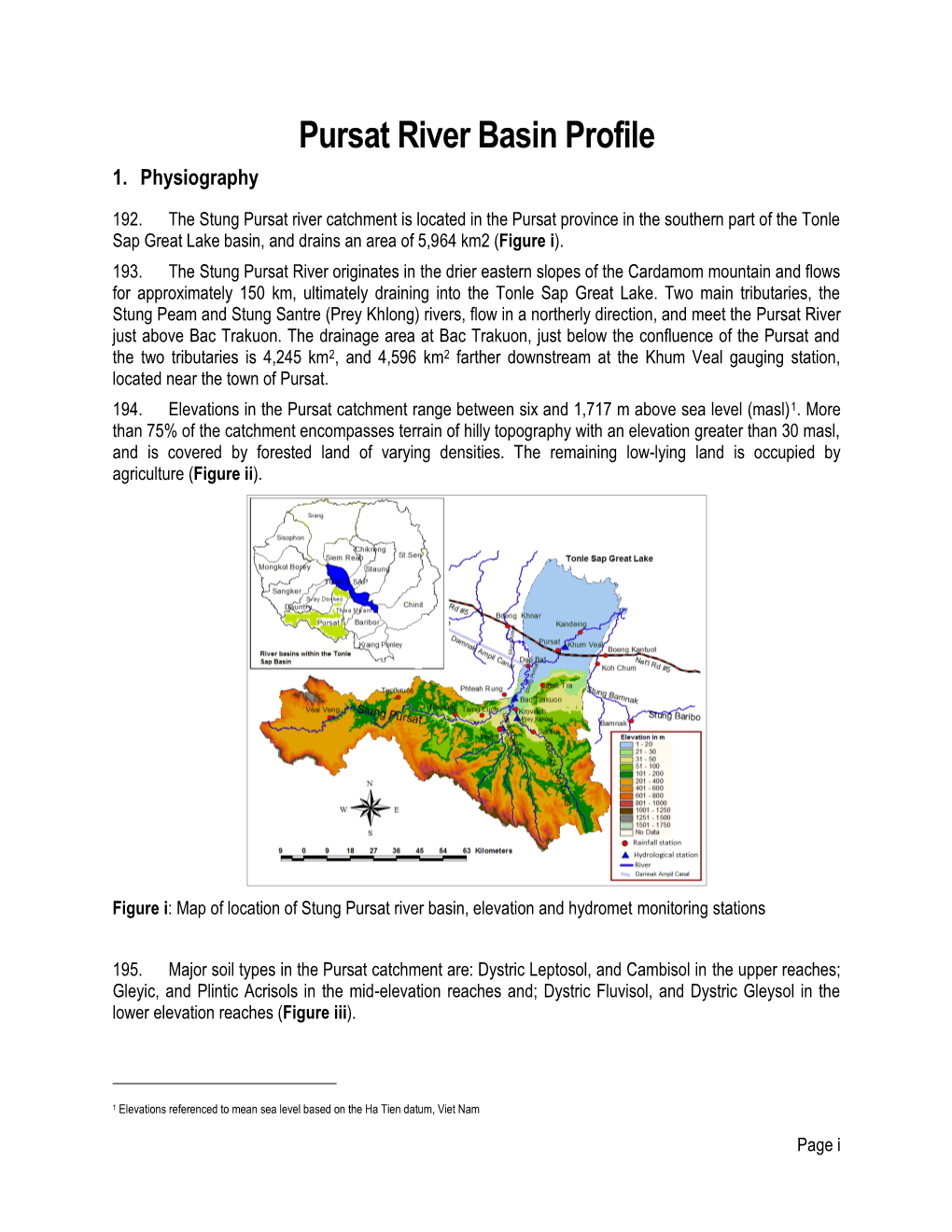 Pursat River Basin Profile 1