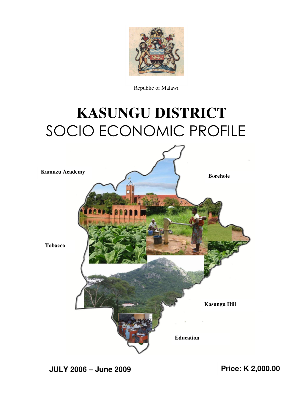 Kasungu District Socio Economic Profile