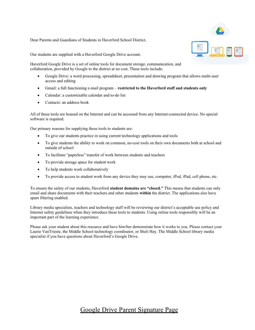 Parent Information Letter Edina Apps