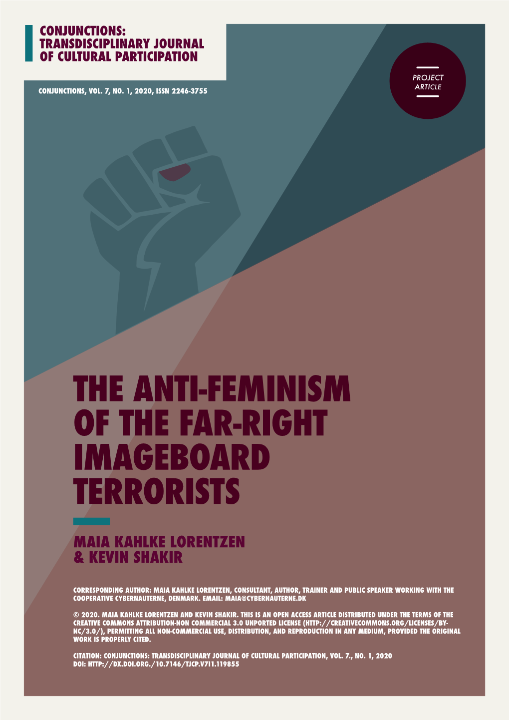 The Anti-Feminism of the Far-Right Imageboard Terrorists