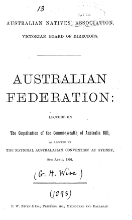 Australian Federation