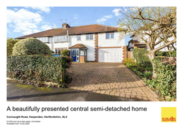 A Beautifully Presented Central Semi-Detached Home