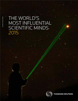 The World's Most Influential Scientific Minds 2015