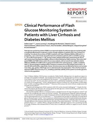 Clinical Performance of Flash Glucose Monitoring System in Patients With